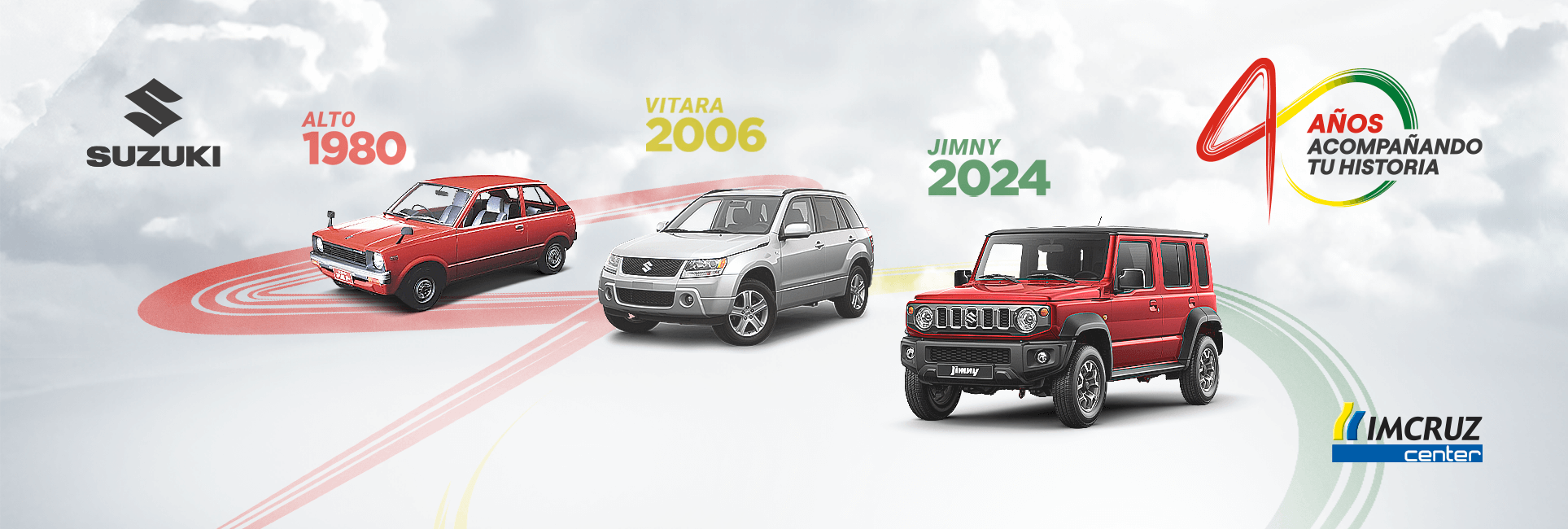 Banner Suzuki Bolivia 40 Años